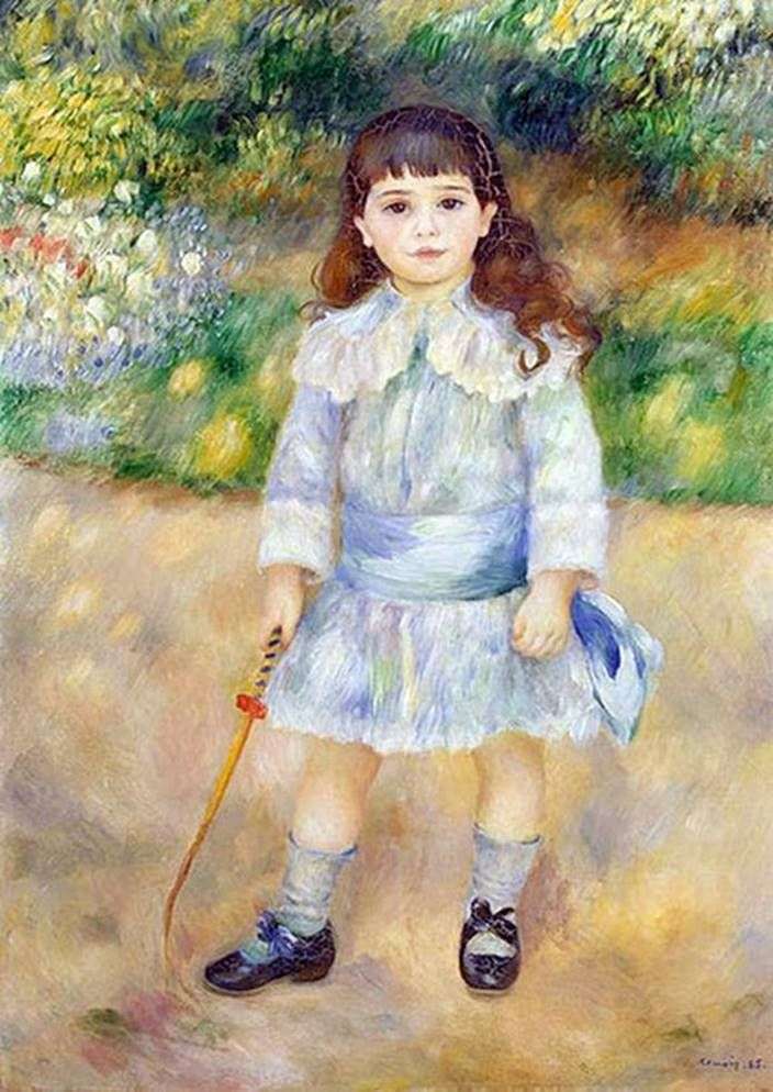 Dziecko z batem   Pierre Auguste Renoir