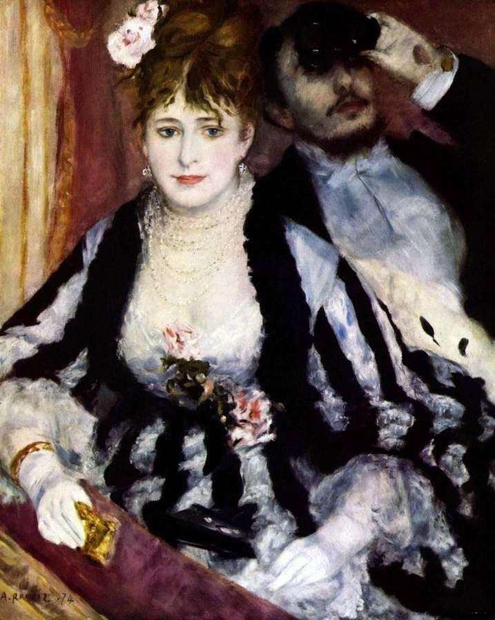 Łóżko teatralne   Pierre Auguste Renoir