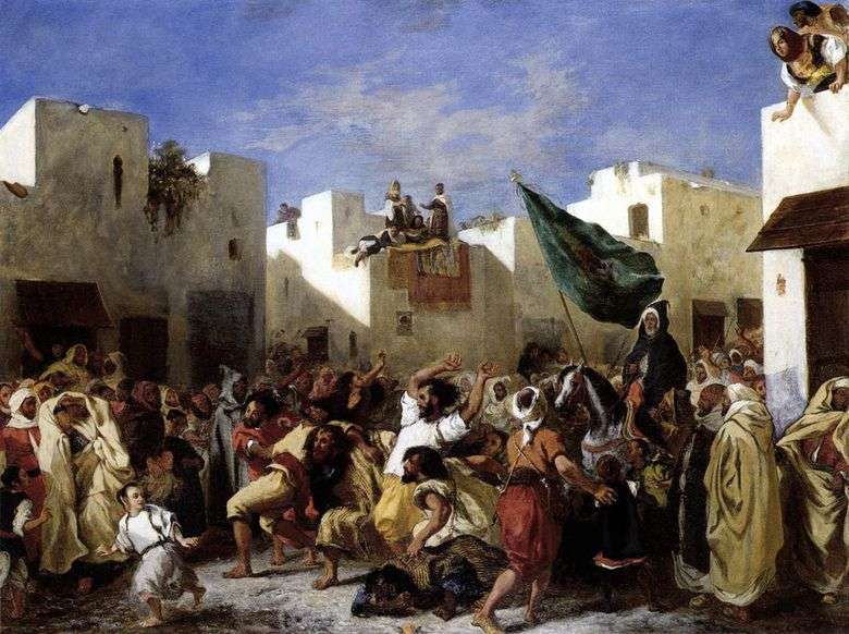Fanatycy w Tangerze   Eugene Delacroix