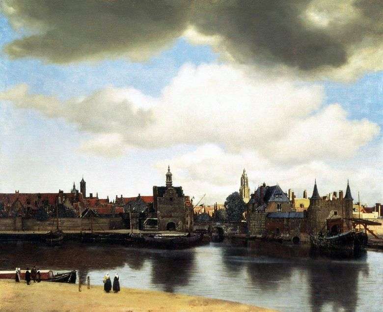 Widok na miasto Delft   Jan Vermeer