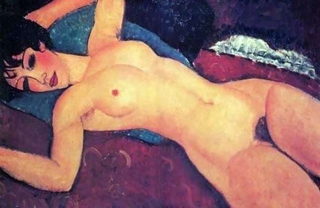 Leżąca nagość   Amedeo Modigliani