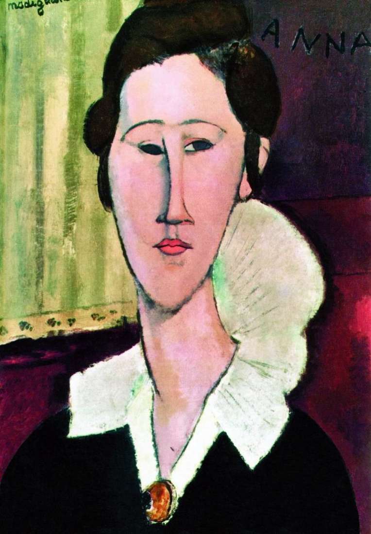 Portret Khanka Zborovskoy   Amadeo Modigliani