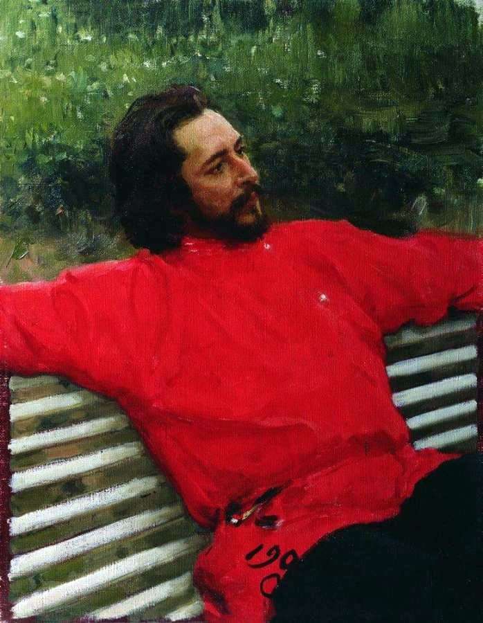 Portret Andreev   Ilya Repin