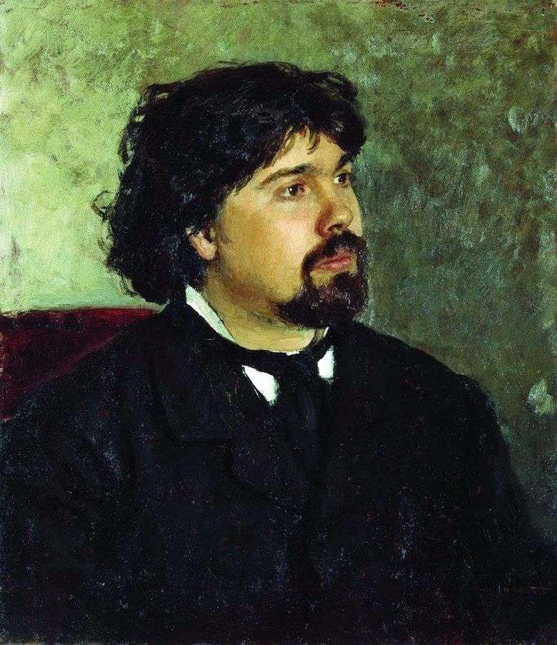 Portret V. S. Surikova   Ilya Repin