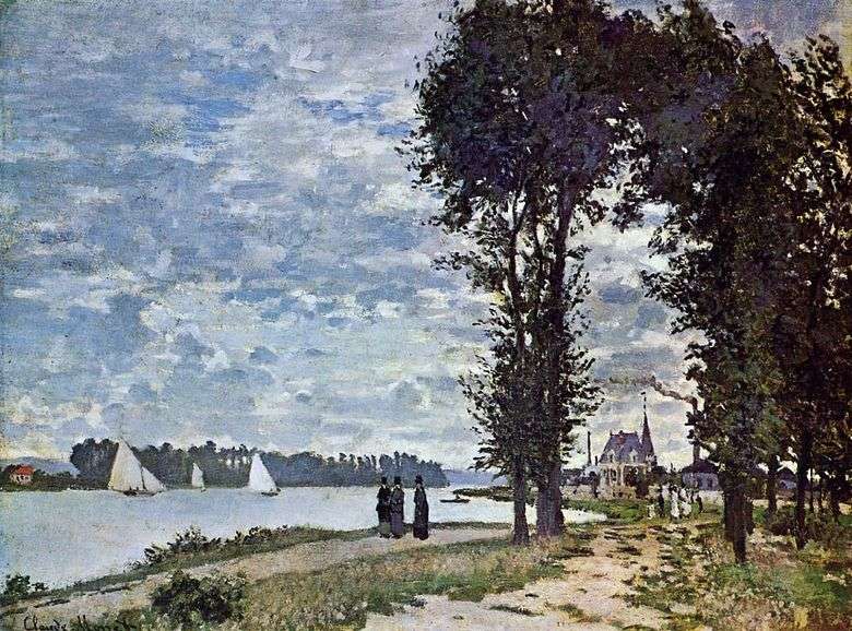Brzegi Sekwany, Argenteuil   Claude Monet