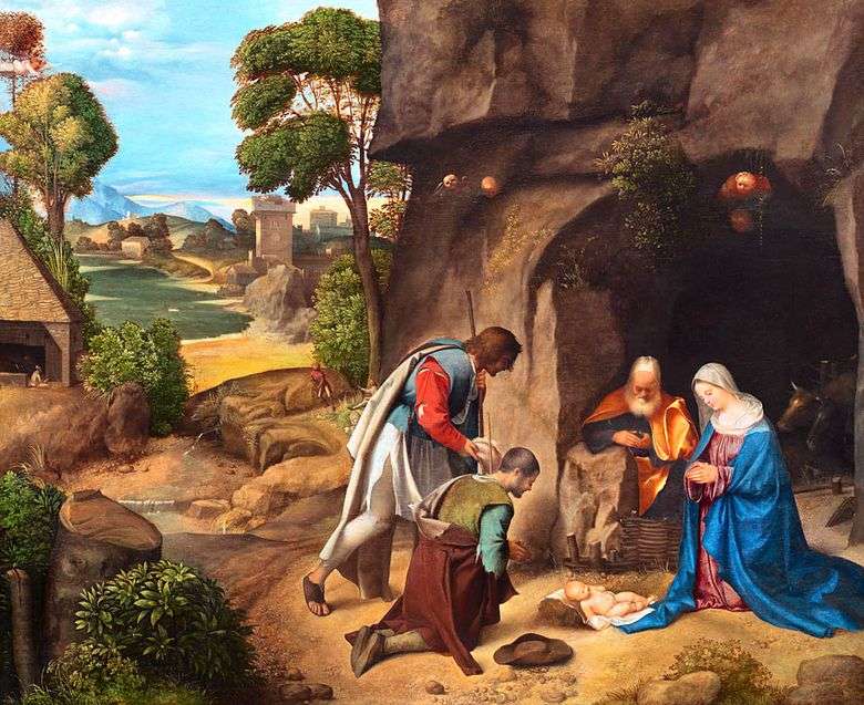 Adoracja pasterzy   Giorgione