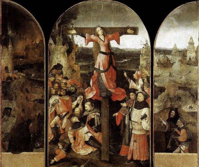 Męczeństwo św. Liberati. Tryptyk   Hieronymus Bosch
