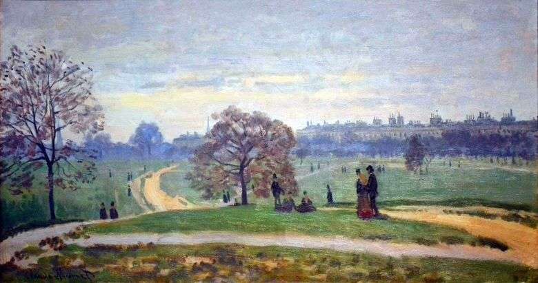 Hyde Park, Londyn   Claude Monet