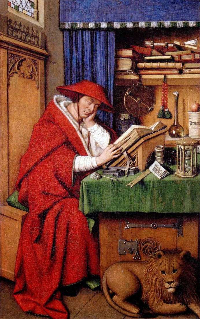 St. Jerome   Jan van Eyck