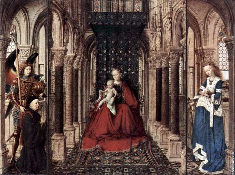 Ołtarz Matki Boskiej   Jan van Eyck