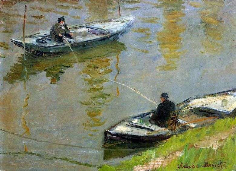 Dwóch wędkarzy   Claude Monet