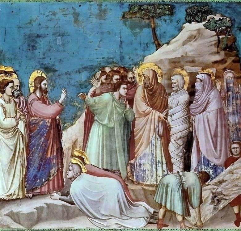 Zmartwychwstanie Łazarza   Giotto