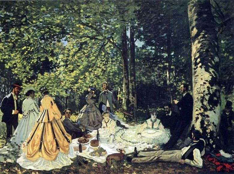 Śniadanie na trawie   Claude Monet