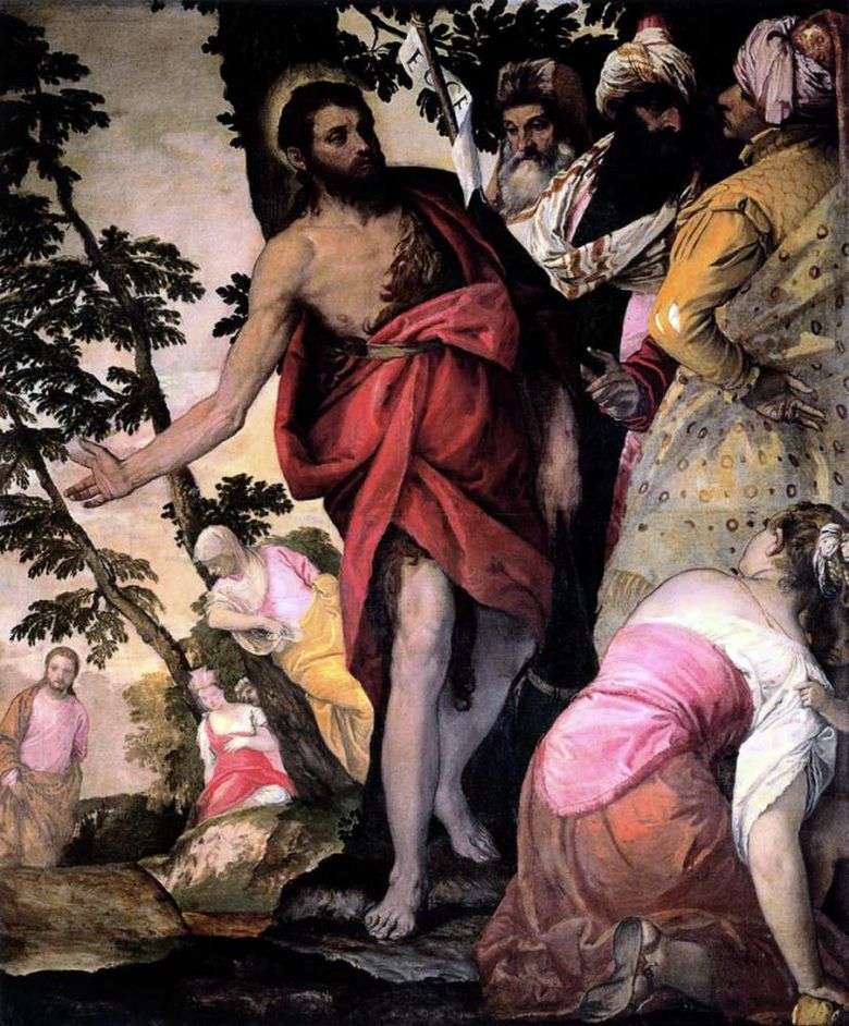 Kazanie Jana Chrzciciela   Paolo Veronese