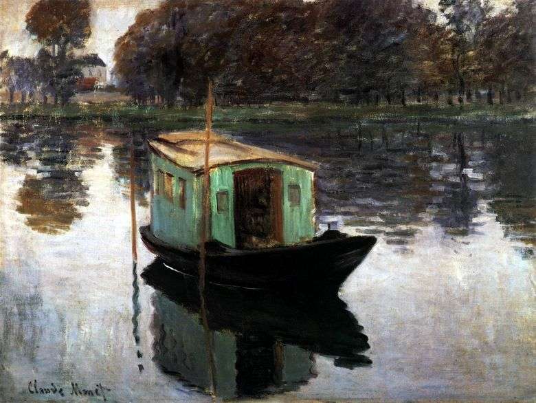 Studio łodzi   Claude Monet