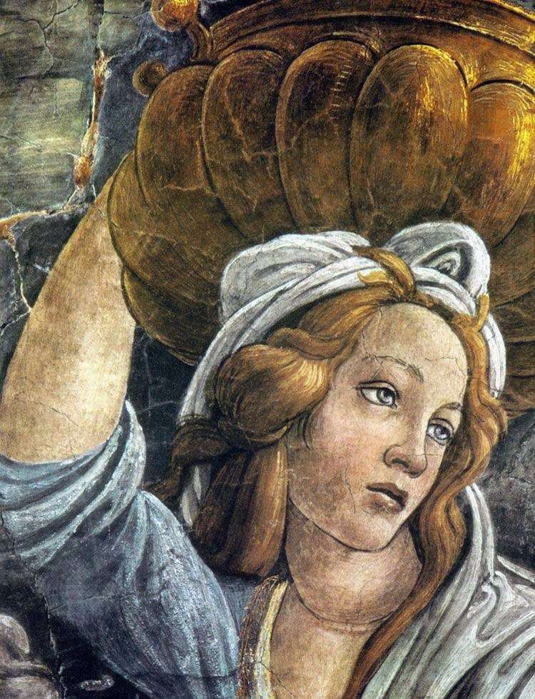 Córka Jethro (fragment)   Sandro Botticelli
