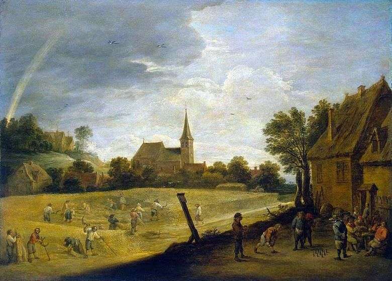 Harvest (Summer)   David Teniers