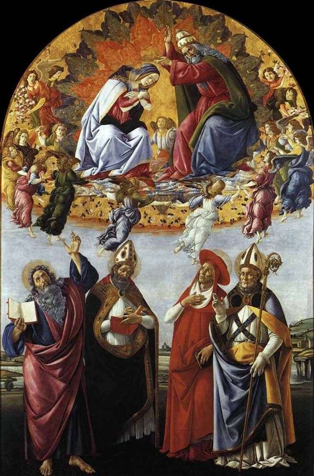 The Crowning of Mary   Sandro Botticelli