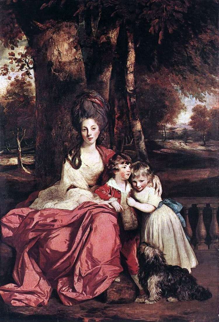Lady Elizabeth Delme i jej dzieci   Reynolds Joshua