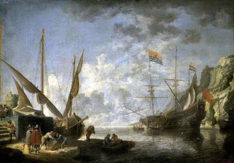 Nadmorski port   David Teniers