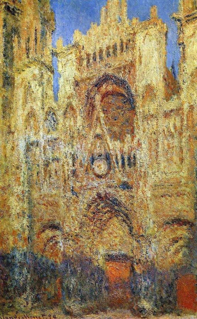 Katedra w Rouen   Claude Monet