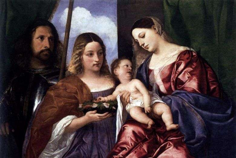 Madonna z Dzieciątkiem ze Świętą Dorotheą i Jerzym   Tycjanem Vecellio