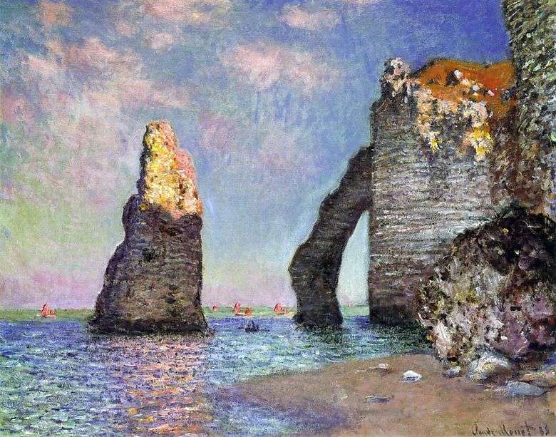 Aiguille i Port d'Aval   Claude Monet