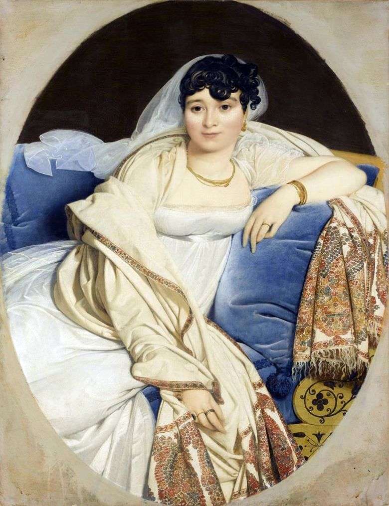 Portret pani Rivière   Jean Auguste Dominique Ingres