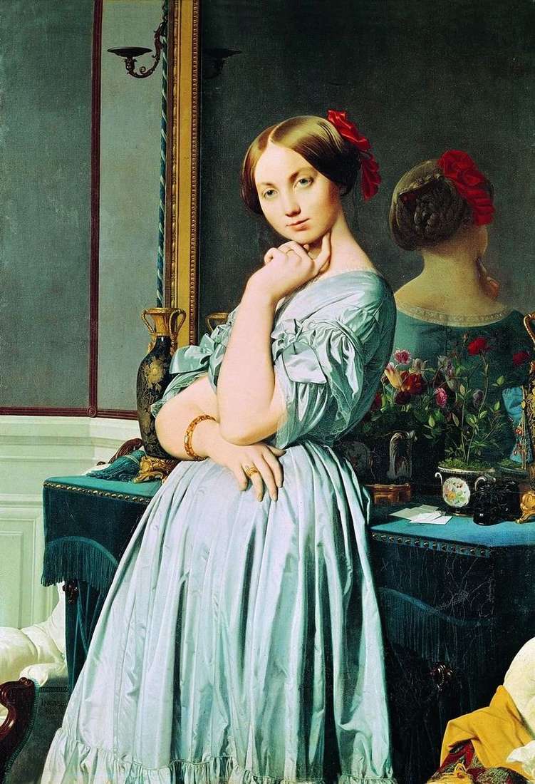 Portret Louise d'Ossonville   Jean Auguste Dominique Ingres