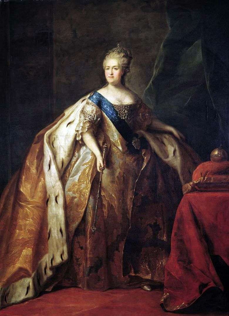 Portret cesarzowej Katarzyny II   Peter Drozhdin