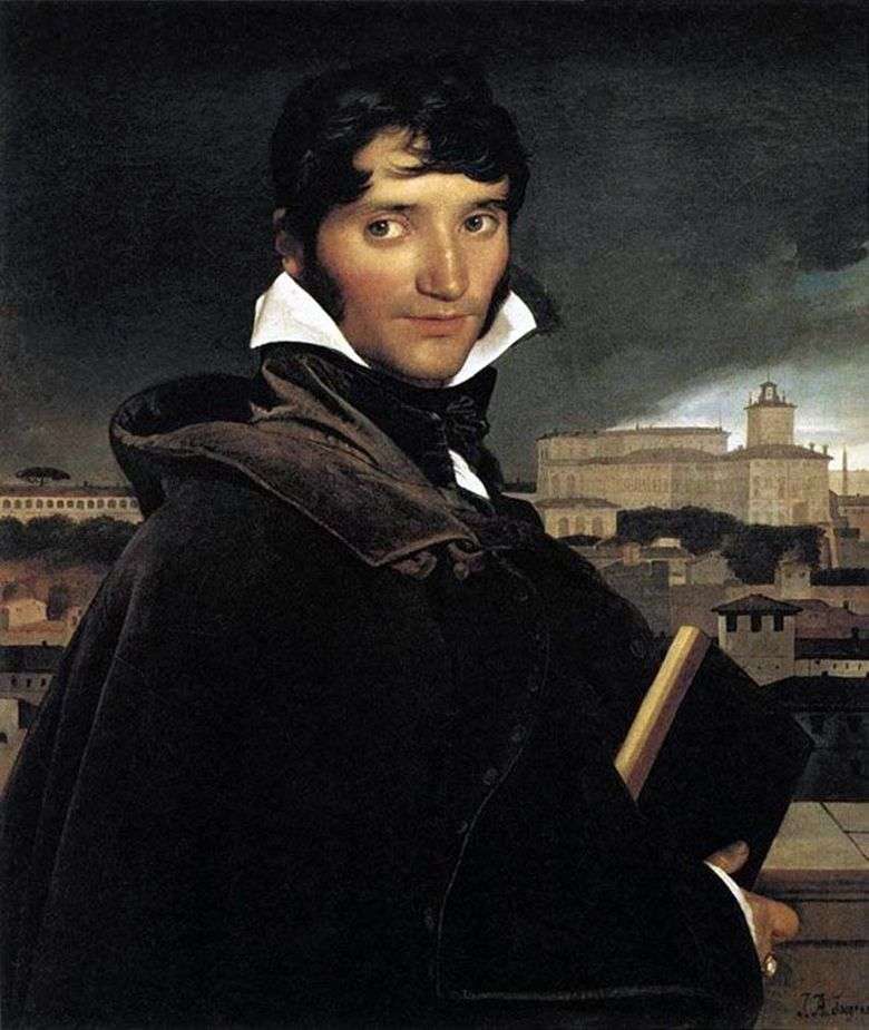 Portret artysty Francois Marius Granet   Jean Auguste Dominique Ingres