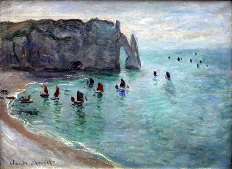 Etretat, Port D'Aval   Claude Monet