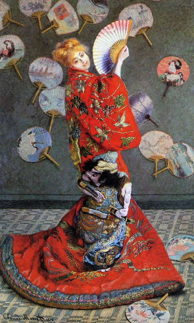 Japonka (Camilla Monet w japońskim kostiumie)   Claude Monet