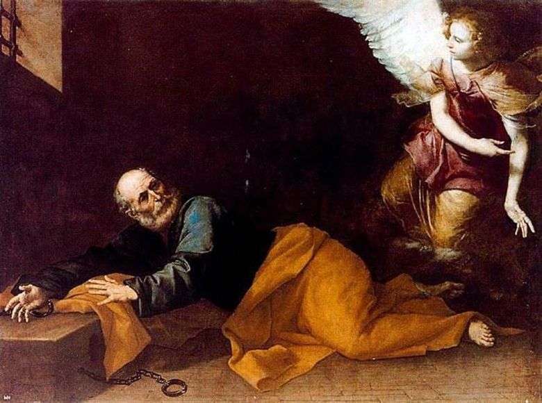 Uwolnienie apostoła Piotra z więzienia   Jusepe de Ribera