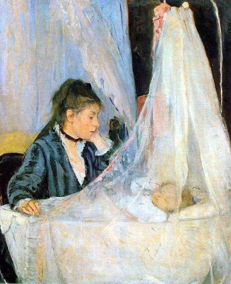 W kołysce   Berthe Morisot