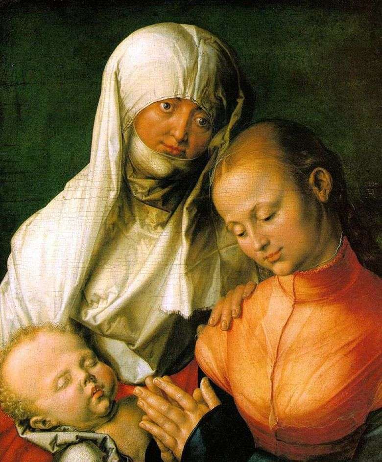 Dziewica Maryja z Dzieciątkiem i św. Anna   Albrecht Durer