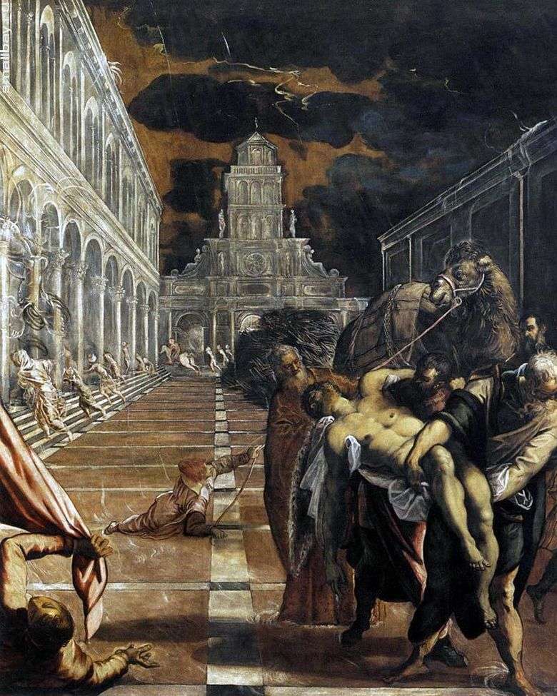 Uprowadzenie ciała św. Marka   Jacopo Tintoretto