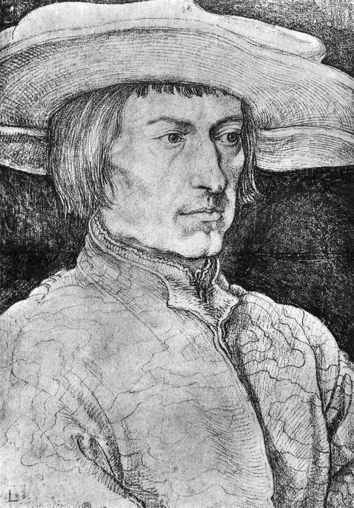 Portret Lucas van Leiden   Albrecht Durer