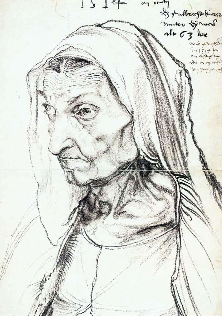 Portret Matki   Albrecht Durer