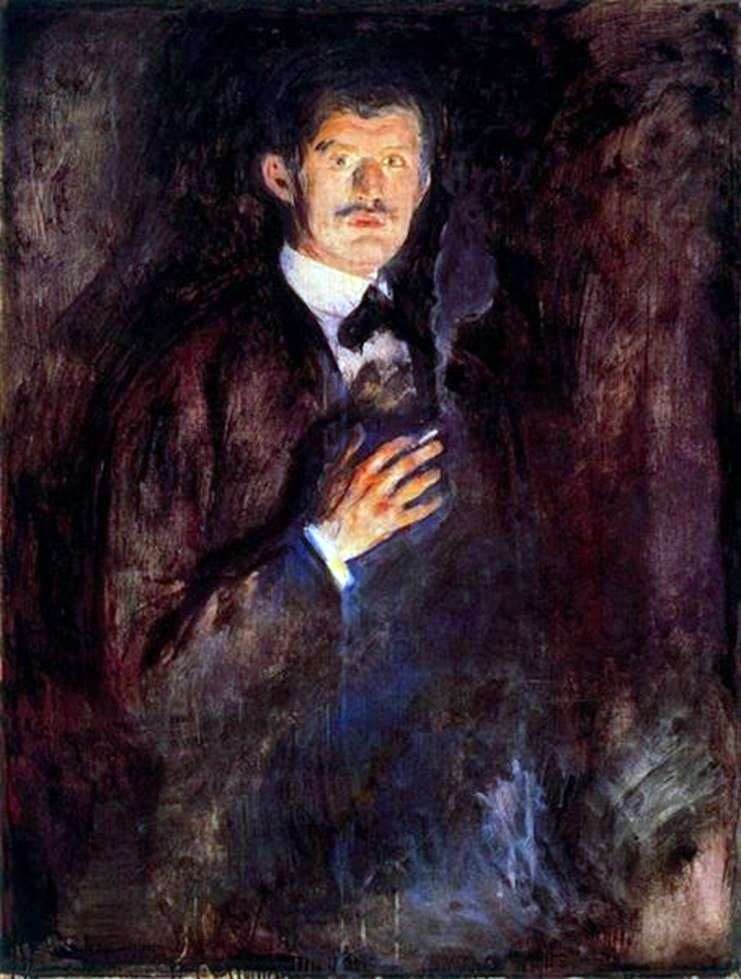 Autoportret   Edvard Munch
