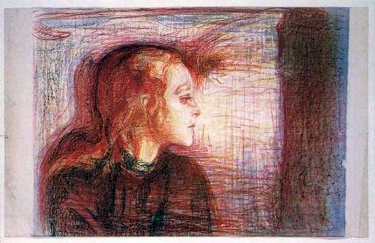 Dziewczyna z padaczką   Edvard Munch