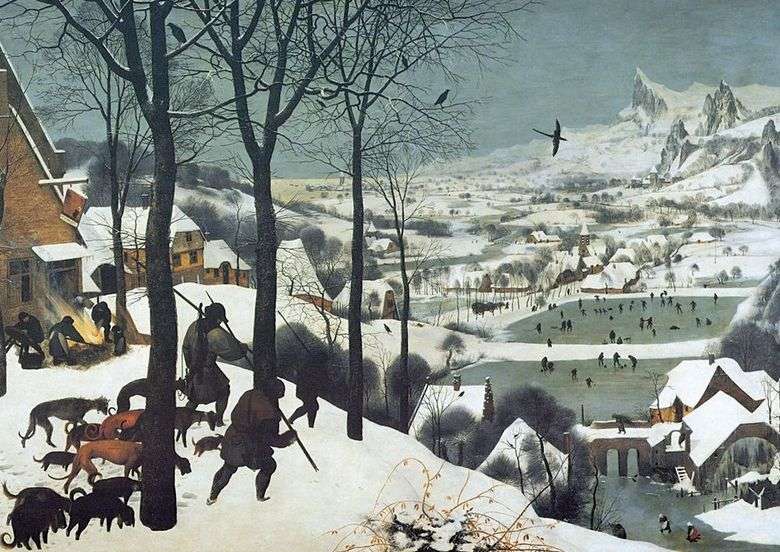 Łowcy na śniegu   Peter Bruegel