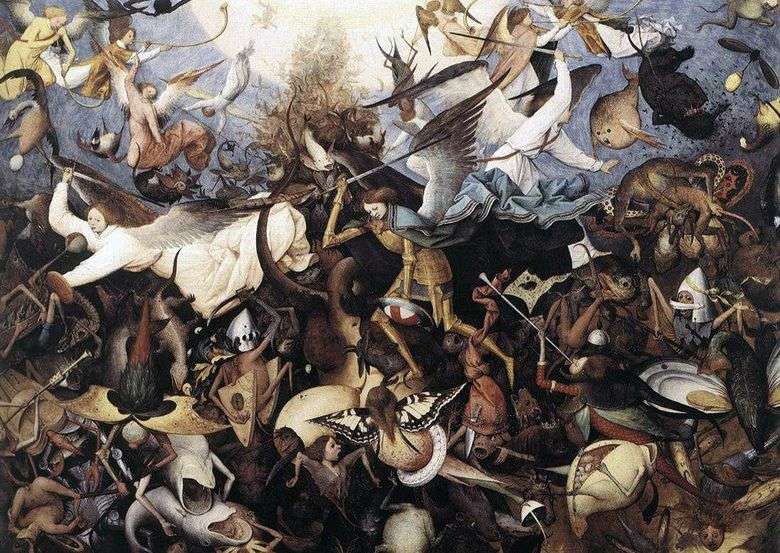 Upadek zbuntowanych aniołów   Peter Bruegel