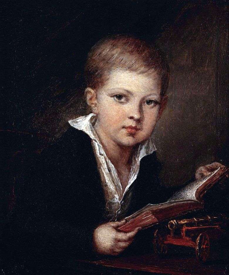Portret księcia M. A. Obolensky jako dziecko   Wasilij Tropinin