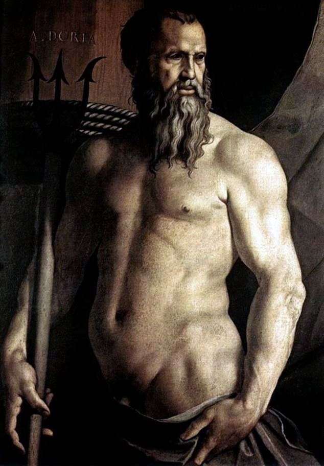 Portret Andrei Dorii w postaci Neptuna   Agnolo Bronzino